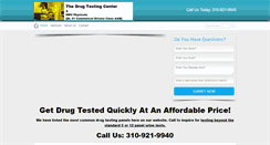 Desktop Screenshot of getdrugtested.com